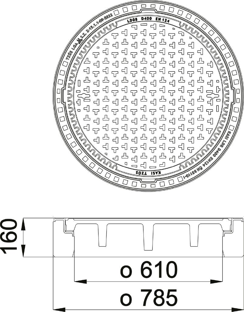 Właz KDA28