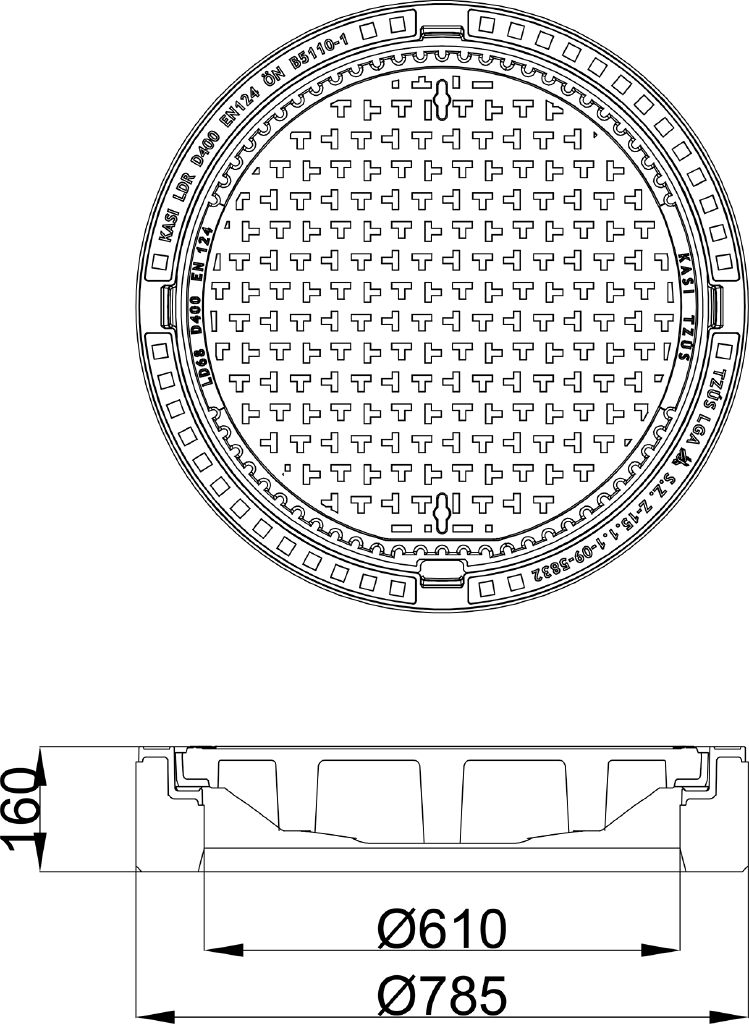 Właz KDA68