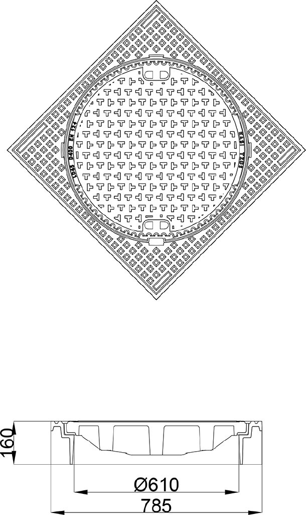 Właz KDC65