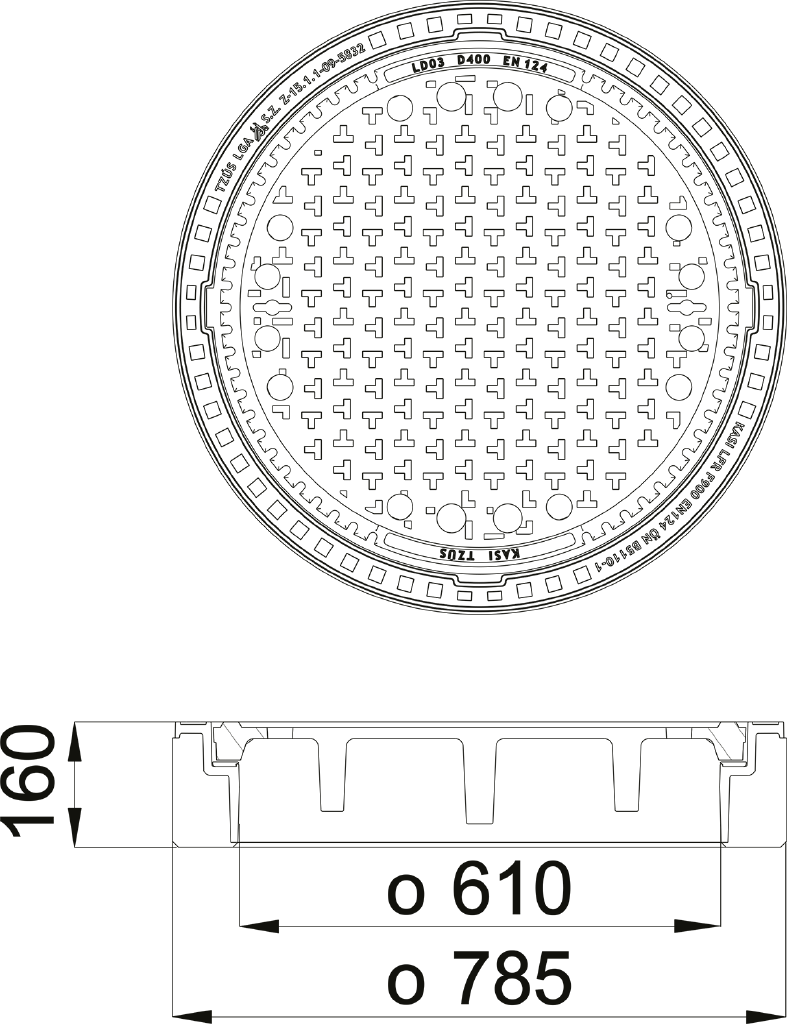 Właz KDT23