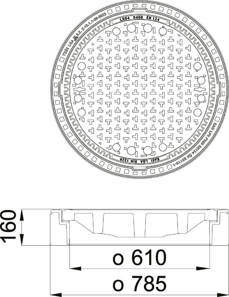 Właz KDT24