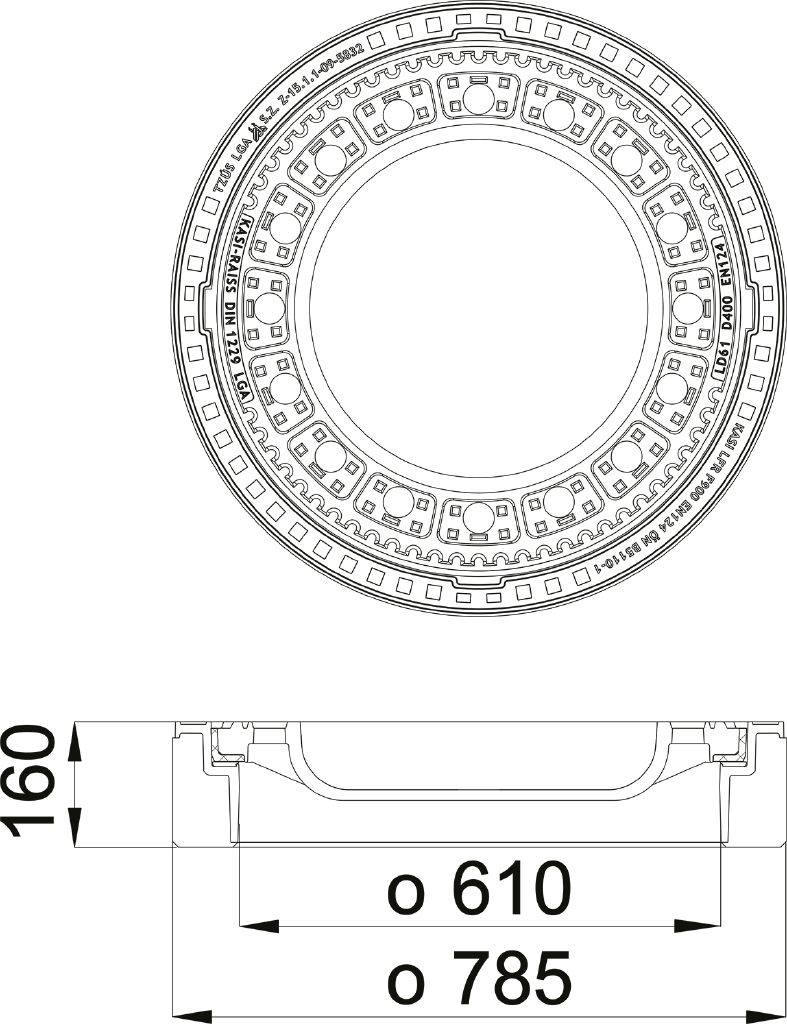 Właz KDT61