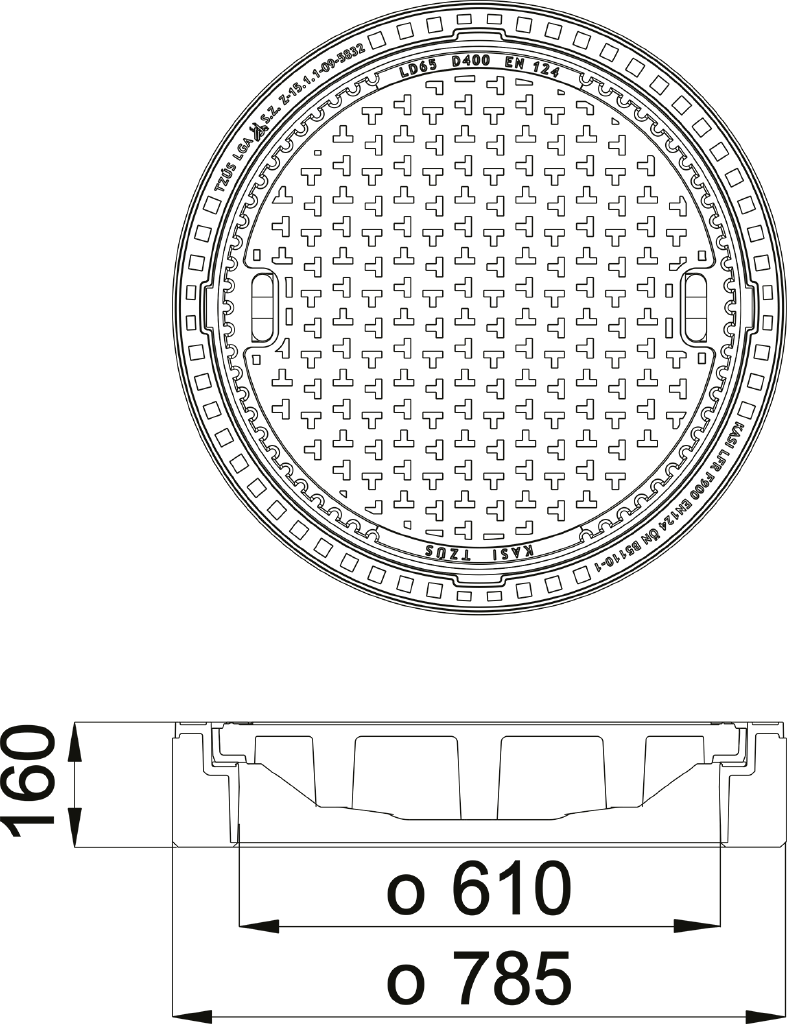 Właz KDT65