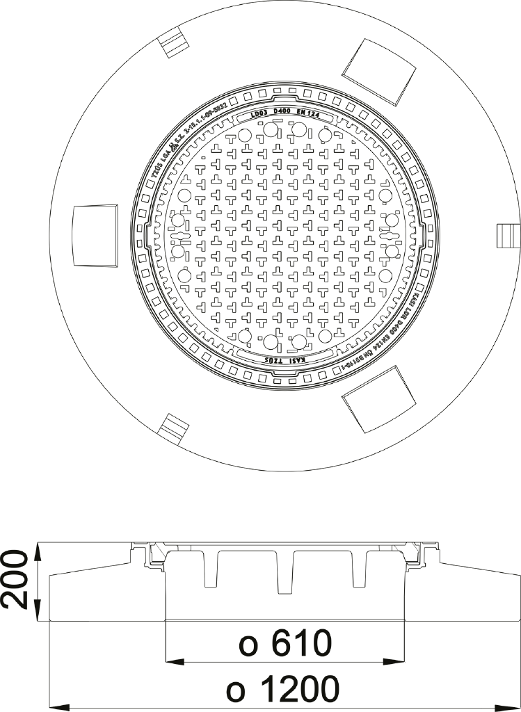 Właz KDH23