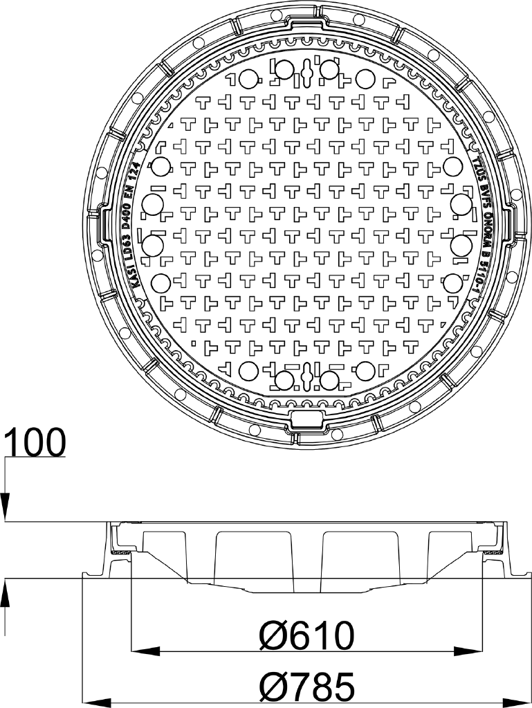 Właz KDK63