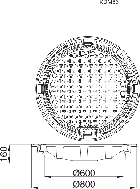 Właz KDM63