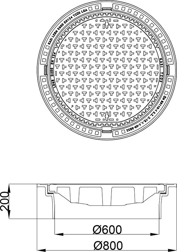 Właz KDN68