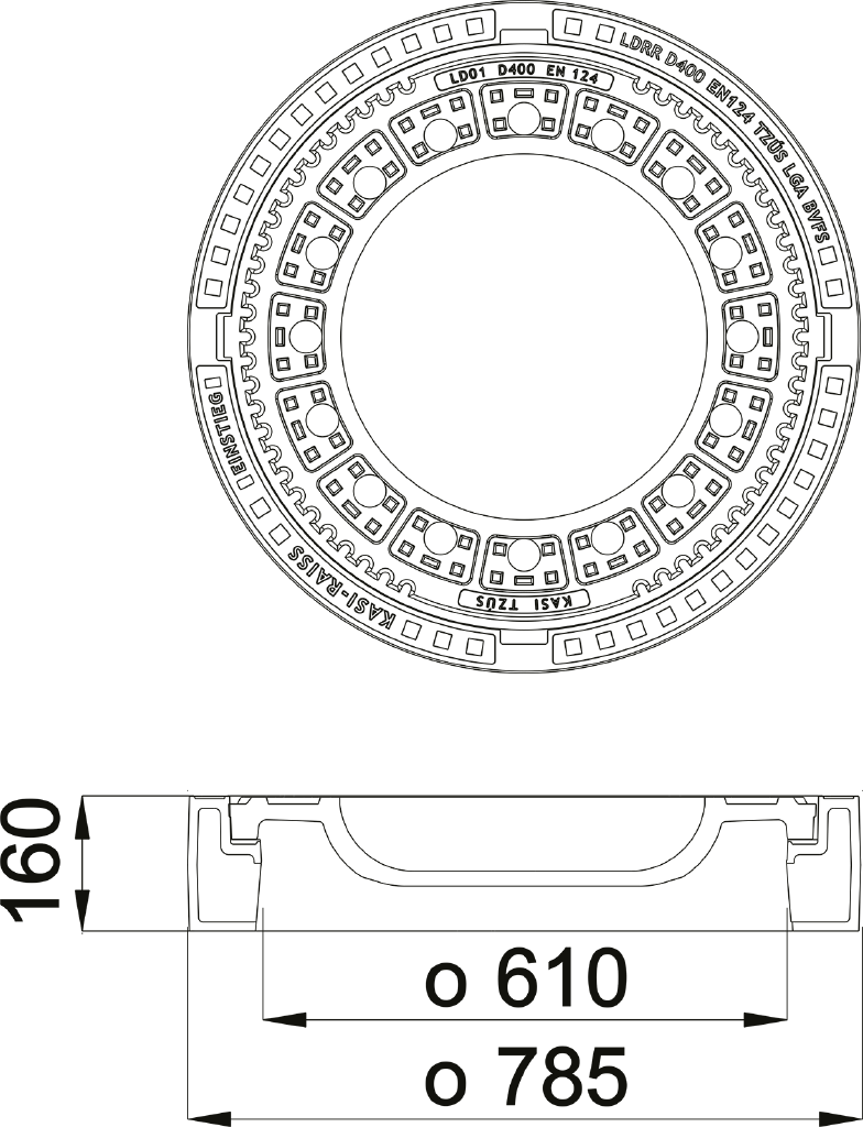 Właz KDR20