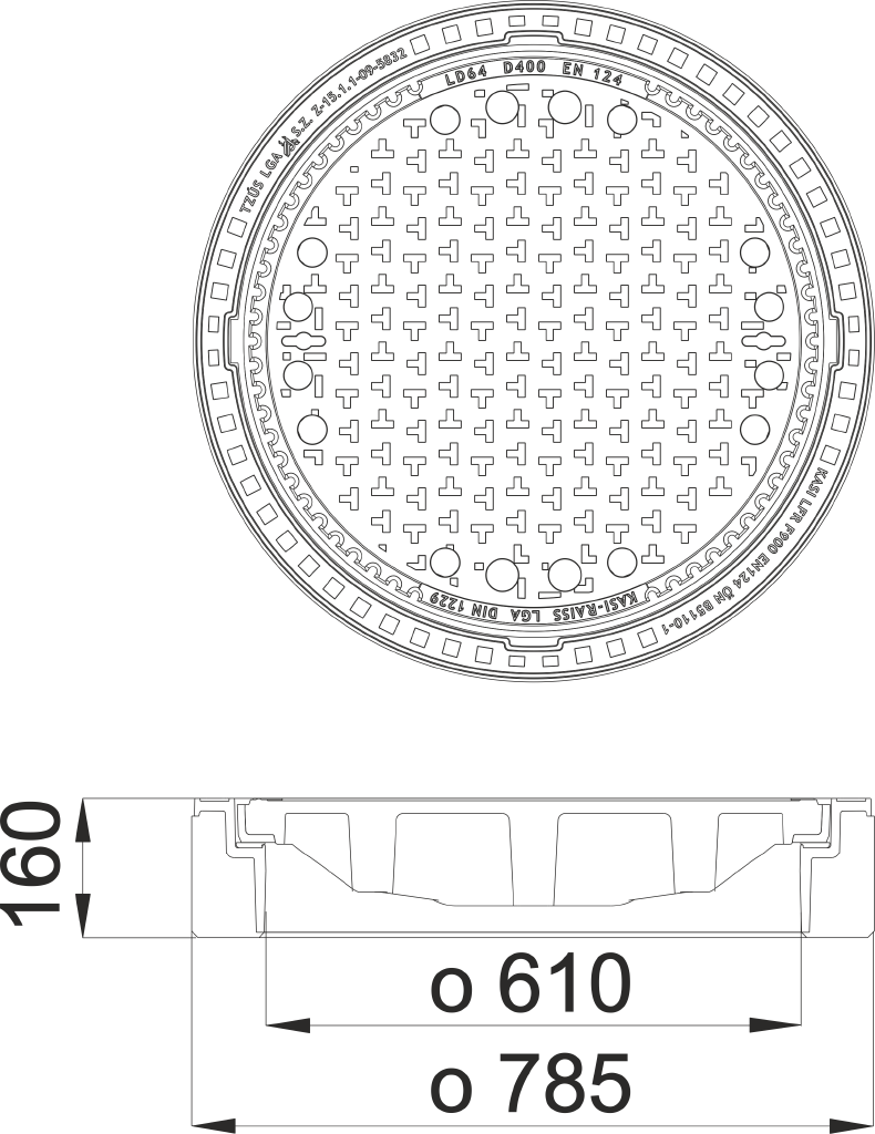 Właz KDQ64