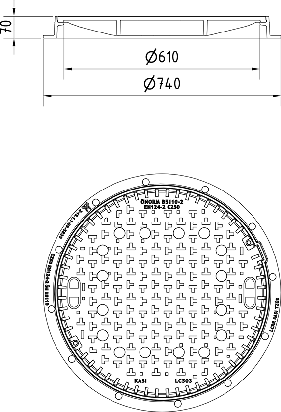 Właz KCLR04