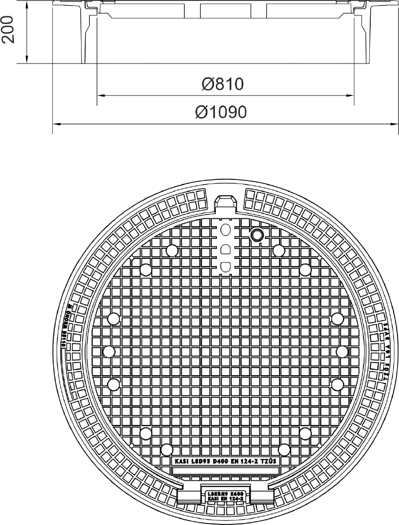 Właz K8DM96C