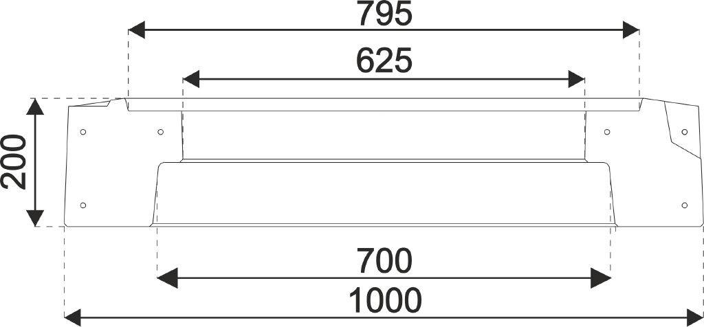 Pierścień roznoszący BORD1000-700