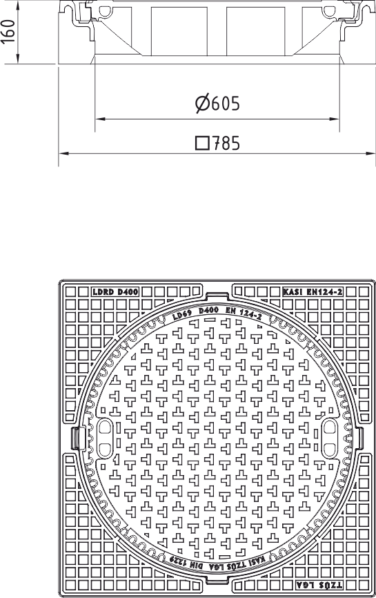 Właz KDD69