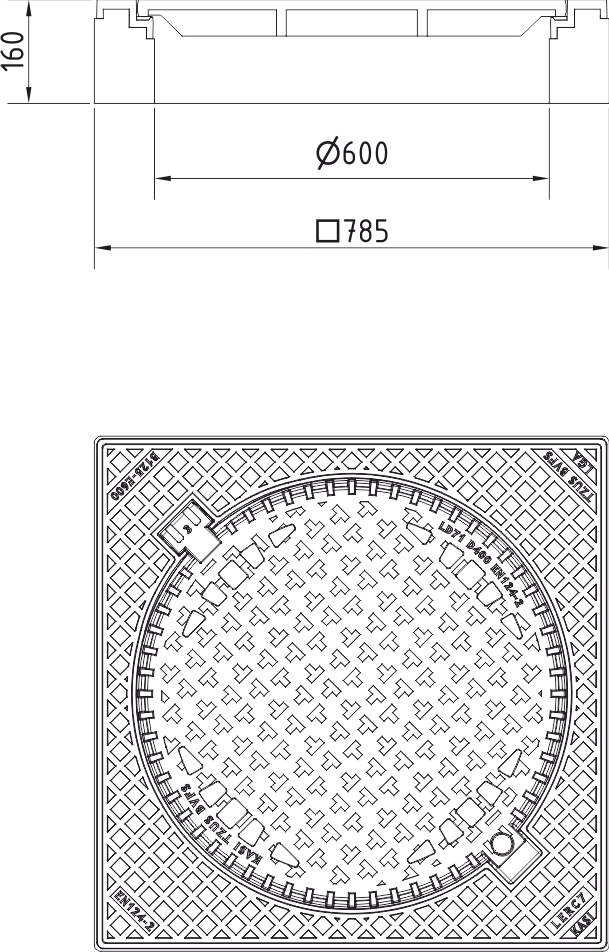 Właz KDC74